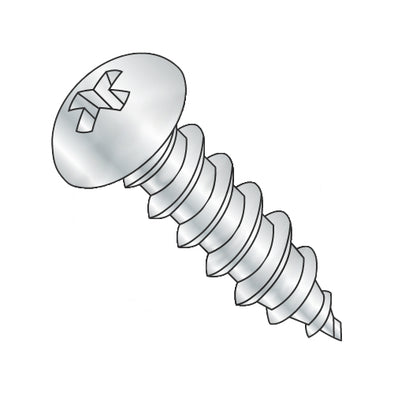 8-15 x 1 Phillips Round Self Tapping Screw Type A Fully Threaded Zinc-Bolt Demon