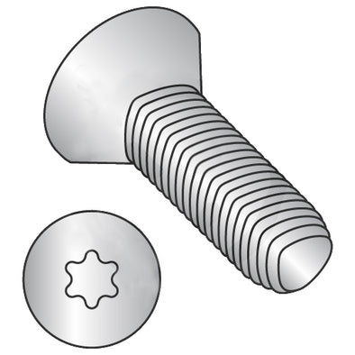 M4-0.7 x 12 DIN 7500ME Metric 6-Lobe Flat Thread Roll Screw Full Thd 18-8 Stain Steel PassWax-Bolt Demon