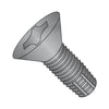 2-56 x 1/4 Phillips Flat Thread Cutting Screw Type F Fully Threaded Black Oxide-Bolt Demon