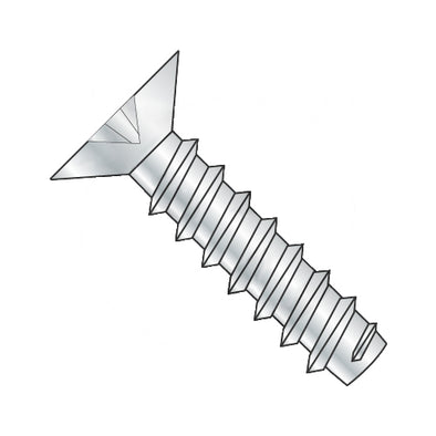4-24 x 1/4 Phillips Flat 100 Degree Self Tapping Screw Type B Full Thread Zinc-Bolt Demon
