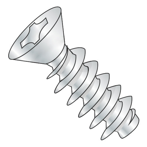 M3.5-1.57 x 10 Metric Phillips Flat Head PT Ejot Alternative 30 Degree Fully Threaded Zinc-Bolt Demon