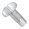4-40 x 1/4 Slotted Pan Thread Cutting Screw Type 23 Fully Threaded Zinc-Bolt Demon