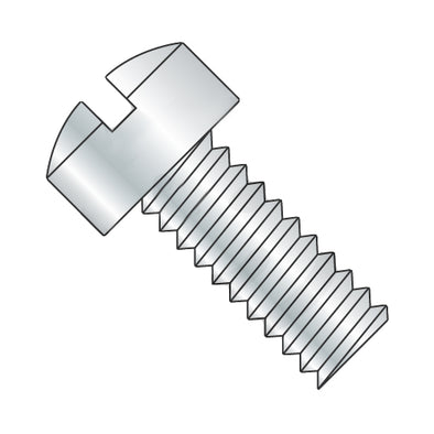 6-32 x 1 3/4 Slotted Fillister Head Machine Screw Fully Threaded Zinc-Bolt Demon
