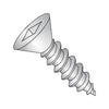 6-18 x 3/8 Square Flat Self Tapping Screw Type A Fully Threaded 18-8 Stainless Steel-Bolt Demon