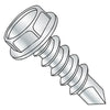 3/8-12 x 6 Unslotted Indented Hexwasher Self Drill Screw Full Thread Zinc & Bake-Bolt Demon