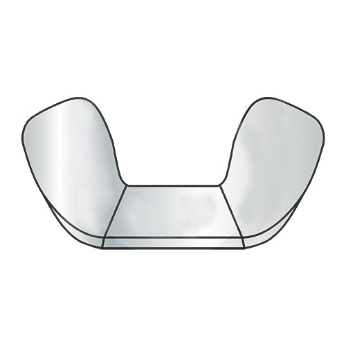 M3-0.5 Metric Cold Forged Wing Nut Zinc-Bolt Demon