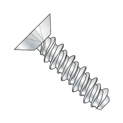 4-24 x 5/16 Phillips Flat Undercut High Low Full Thread Zinc-Bolt Demon