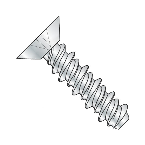 4-24 x 5/16 Phillips Flat Undercut High Low Full Thread Zinc-Bolt Demon