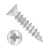 8 x 1/2 Square Phillips Drive Flat Head no Nibs Deep Thread Wood Screw Full Thd Zinc & Bake-Bolt Demon