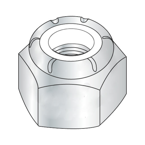 1-8 Nylon Insert Heavy Pattern Hex Nut Zinc-Bolt Demon