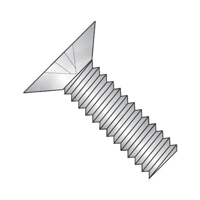 6-32 x 1/2 Phillips Flat 100º Machine Screw Fully Threaded 18-8 Stainless Steel-Bolt Demon
