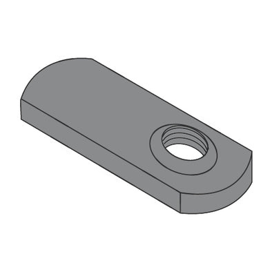 5/16-18 Spot Weld Offset Hole Tab Weld Nut Plain-Bolt Demon