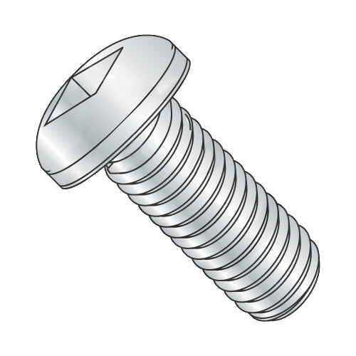 10-24 x 1 Square Pan Machine Screw Fully Threaded Zinc-Bolt Demon