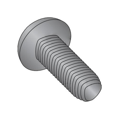 6-32 x 1 Phil Pan Taptite Alternative Thread Rolling Screw Full Thread Black Zinc & Wax-Bolt Demon