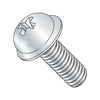 8-32 x 1/2 Phillips Round Washer Head Machine Screw Fully Threaded Zinc-Bolt Demon
