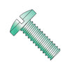 8-32 x 1/4 Slotted Binding Undercut Machine Screw Fully Threaded Zinc Green-Bolt Demon