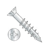 9-10 x 3 Square Phil #8Flat w/Nibs Deep Thread Wood Screw 2/3 Thread Type 17 Zinc-Bolt Demon