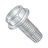 4-40 x 1/4 Unslotted Indented Hex Washer Thread Cutting Screw Type F Fully Threaded Zinc An-Bolt Demon