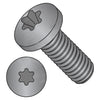 2-56 x 1/8 6-Lobe Pan Machine Screw Fully Threaded 18-8 Stainless Steel Black Oxide and Oil-Bolt Demon