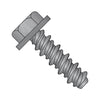 6-19 x 1/2 #5HD Unslotted Indented Hex Washer High Low Screw Fully Threaded Black Oxide-Bolt Demon