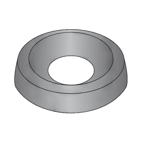 1/4 Countersunk Finishing Washer Black Zinc-Bolt Demon