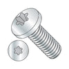 5/16-18 x 3/8 6-Lobe Pan Machine Screw Fully Threaded Zinc-Bolt Demon