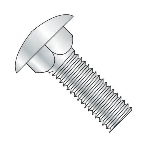 10-32 x 3/4 Carriage Bolt Fully Threaded Zinc-Bolt Demon