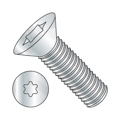 6-32 x 1/2 6-Lobe Flat Machine Screw Fully Threaded Zinc-Bolt Demon