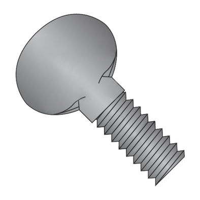 1/4-20 x 1 1/2 Thumb Screw Fully Thread Black Oxide-Bolt Demon