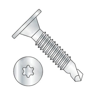 10-16 x 2 6 Lobe Wafer Head F/T Self Drilling Screw Zinc-Bolt Demon