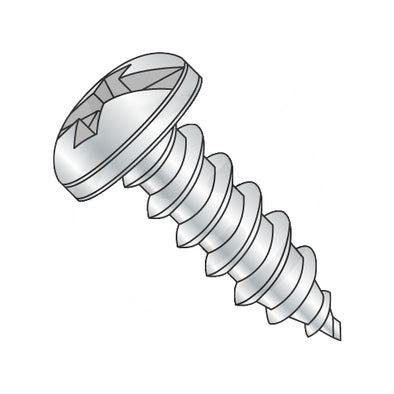 6-20 x 3/8 Combination Pan Head Self Tapping Screw Type AB Fully Threaded Zinc-Bolt Demon